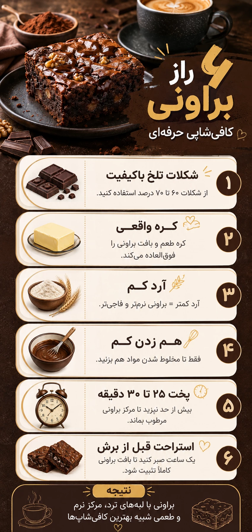 راز براونی کافی‌ شاپی